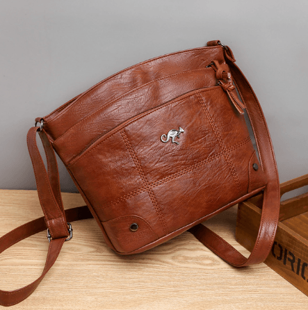 Avtoit | Vintage Leather Shoulder Bag for Men – Elegant PU Satchel with Modern Functionality