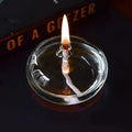 Avtoit | Transparent Oil Lamp Made of Glass as Candle Holder