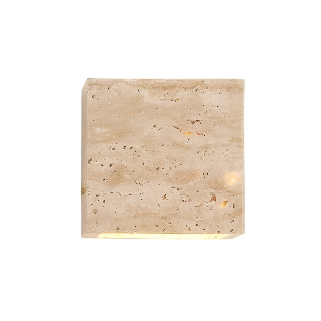 Avtoit | Wall lamp made of travertine for a warm and elegant atmosphere