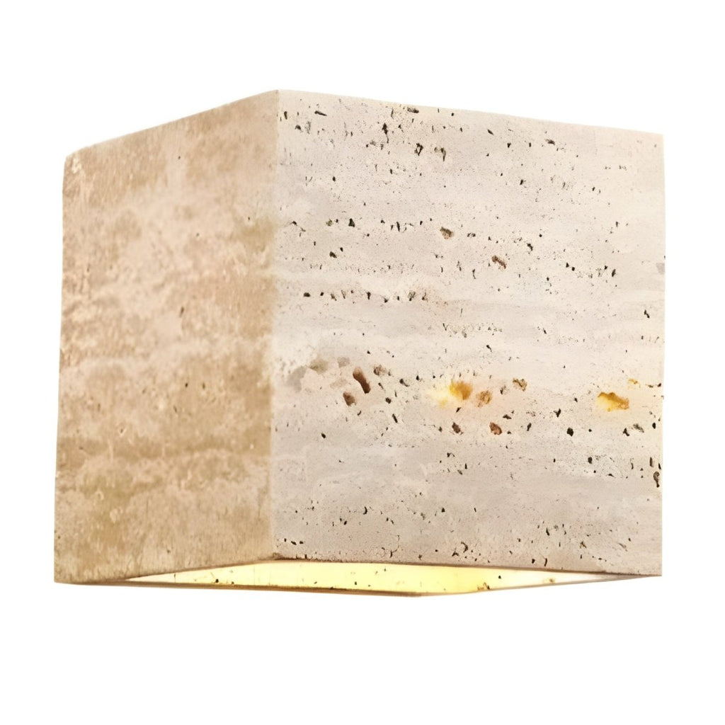 Avtoit | Wall lamp made of travertine for a warm and elegant atmosphere