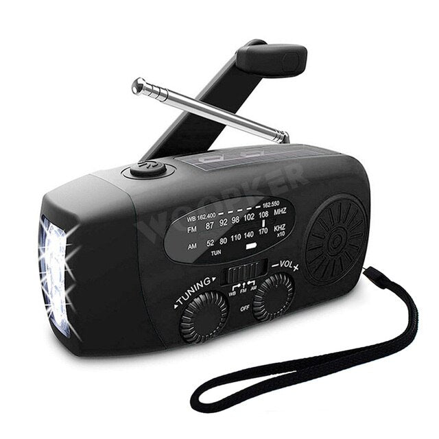 Avtoit | All-in-One Emergency Radio with Solar Power & Power Bank – Be Prepared Anytime, Anywhere