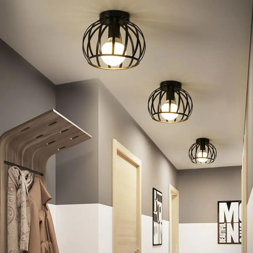 Avtoit | Trendy Industrial Ceiling Light with Open Design – ForgeLight