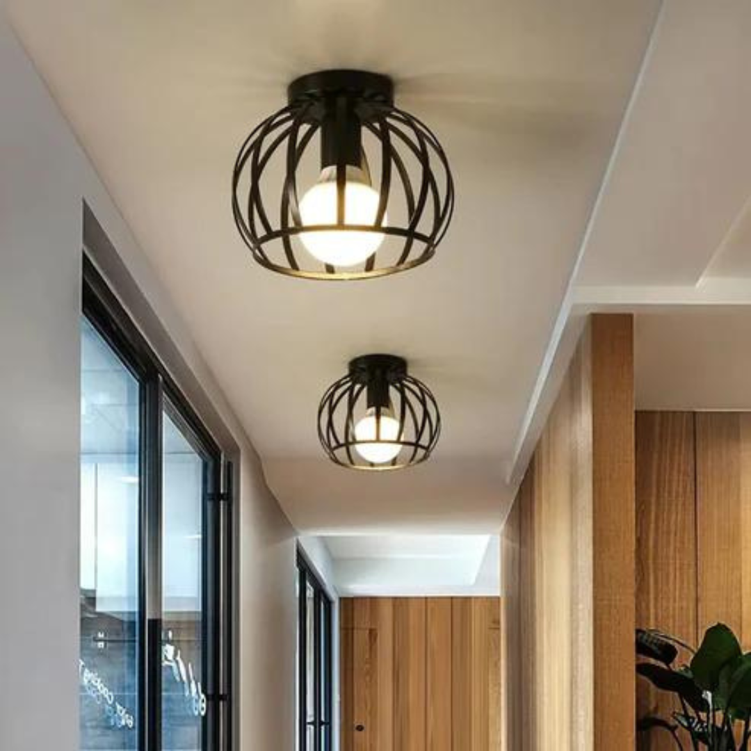 Avtoit | Trendy Industrial Ceiling Light with Open Design – ForgeLight