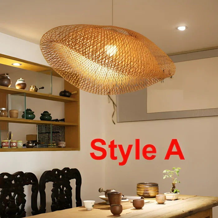 Avtoit | Trendy Rattan Pendant Light - NaturGlow
