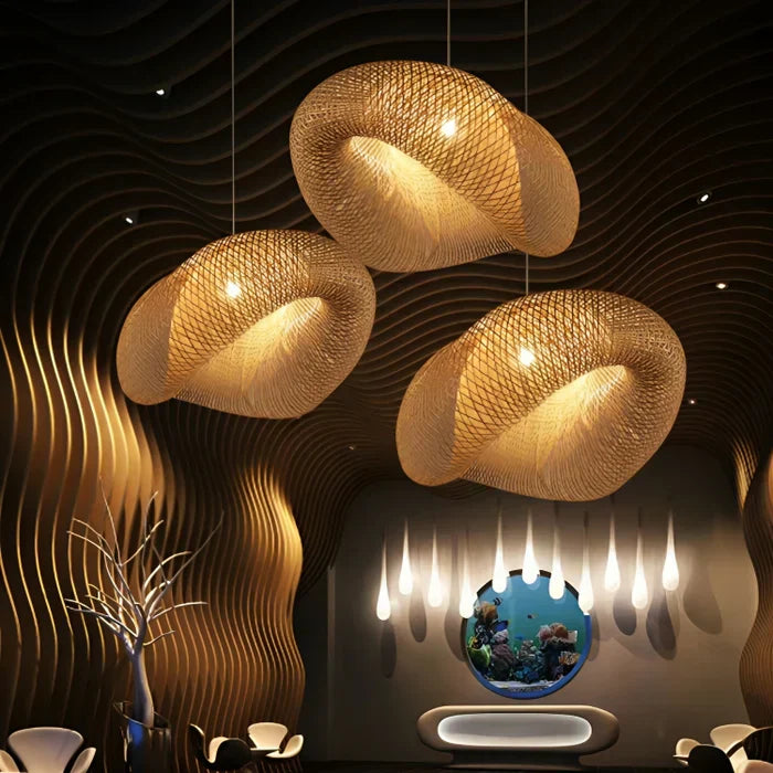 Avtoit | Trendy Rattan Pendant Light - NaturGlow