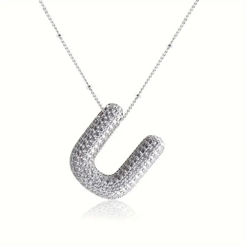 Avtoit | Alphabet-Diamond-Pendant-Necklace