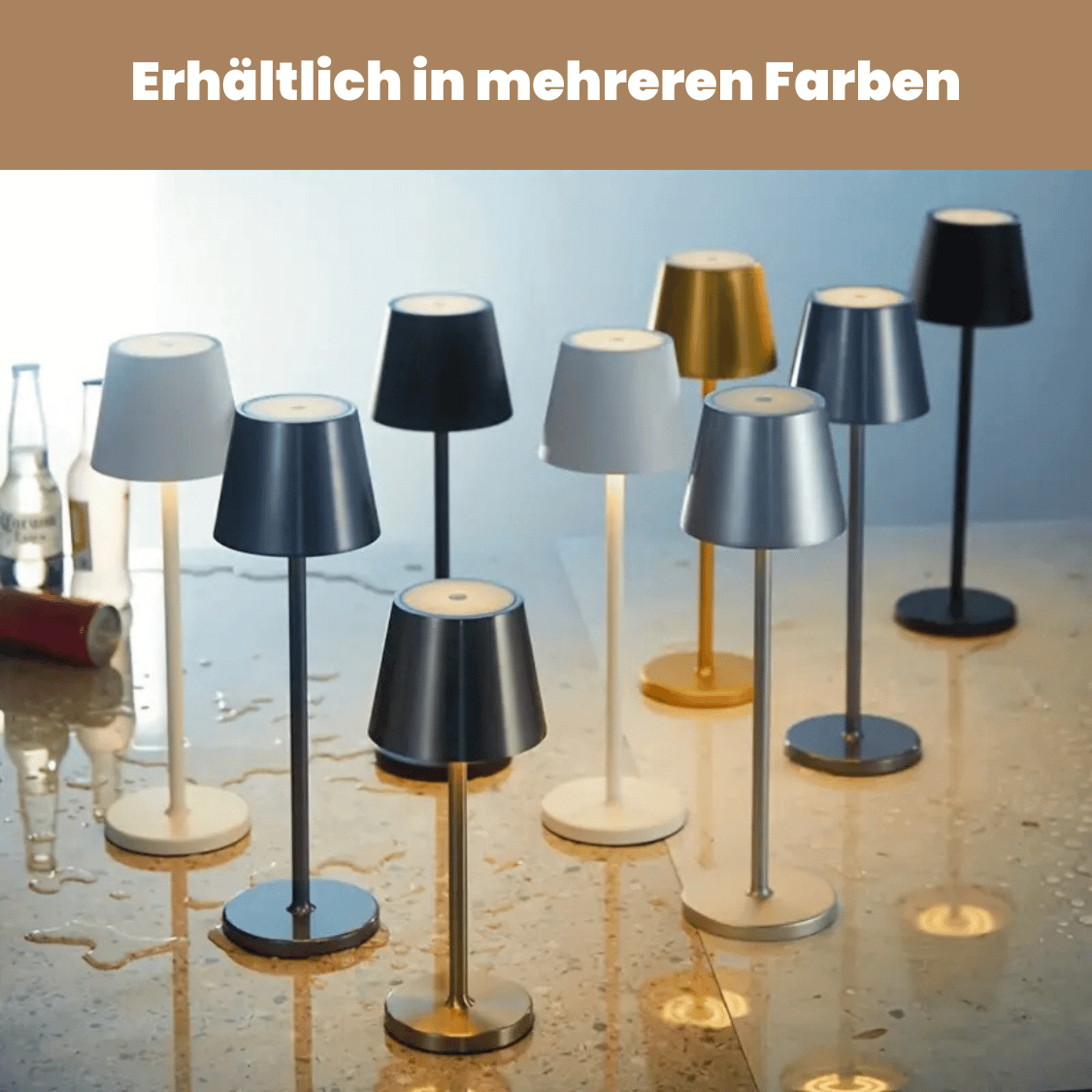 Avtoit | LED Table Lamp – Wireless, Touch Control & Dimmable Light