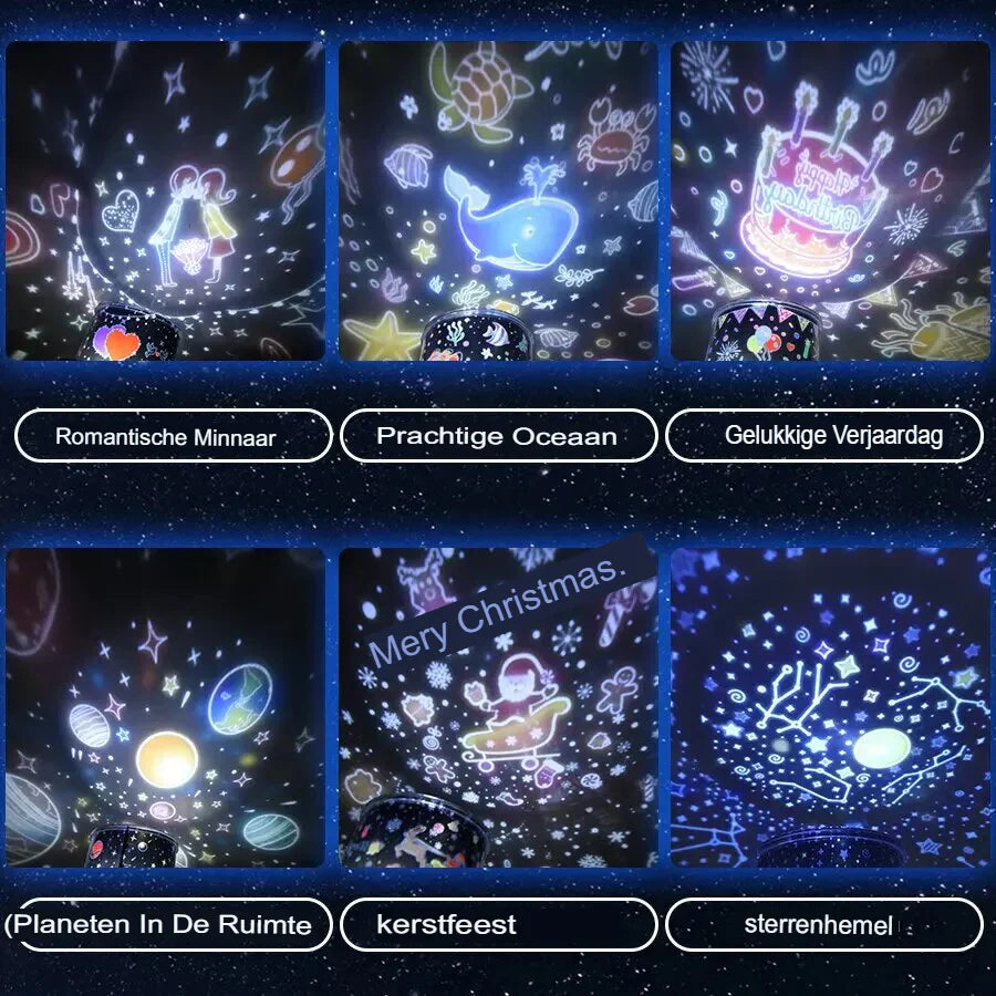 Avtoit | Unique Pattern Night Light for Kids - StarryDream