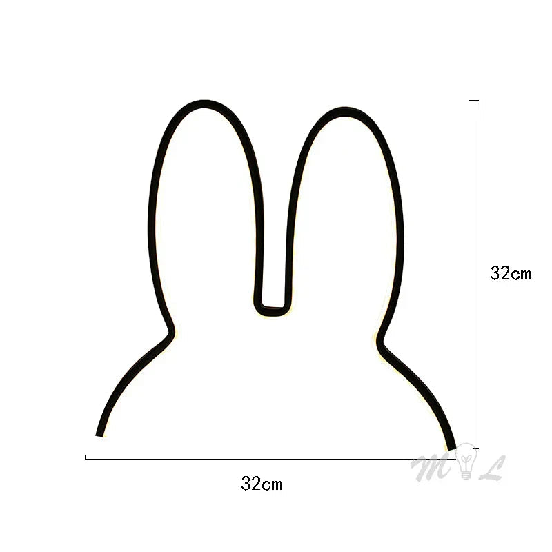 Avtoit | USB Rechargeable Bunny Night Light with Ambient Lighting - BunnyLight