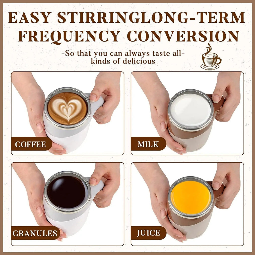 Avtoit | USB Rechargeable Magnetic Stirring Mug - MagStir