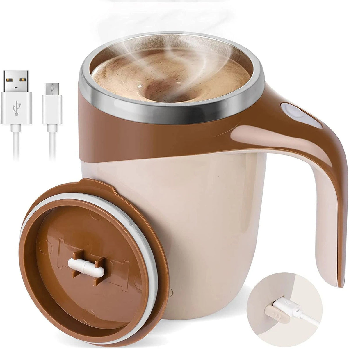 Avtoit | USB Rechargeable Magnetic Stirring Mug - MagStir