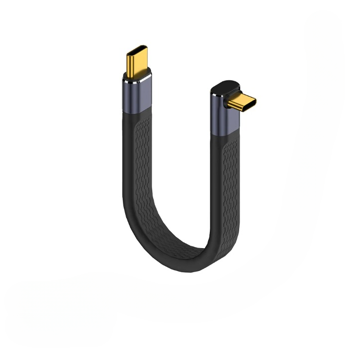 Avtoit | USB4 Elbow Connector Cable – 240W, 40Gbps, 8K (1+1 FREE)