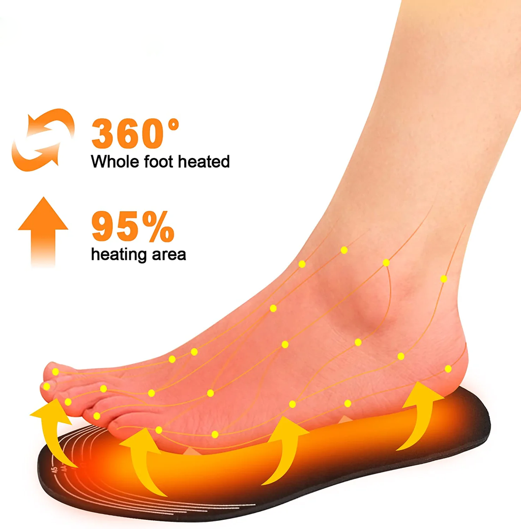 Avtoit | Thermal Electric Heated Foot Insoles For Shoes Boots And Hunting