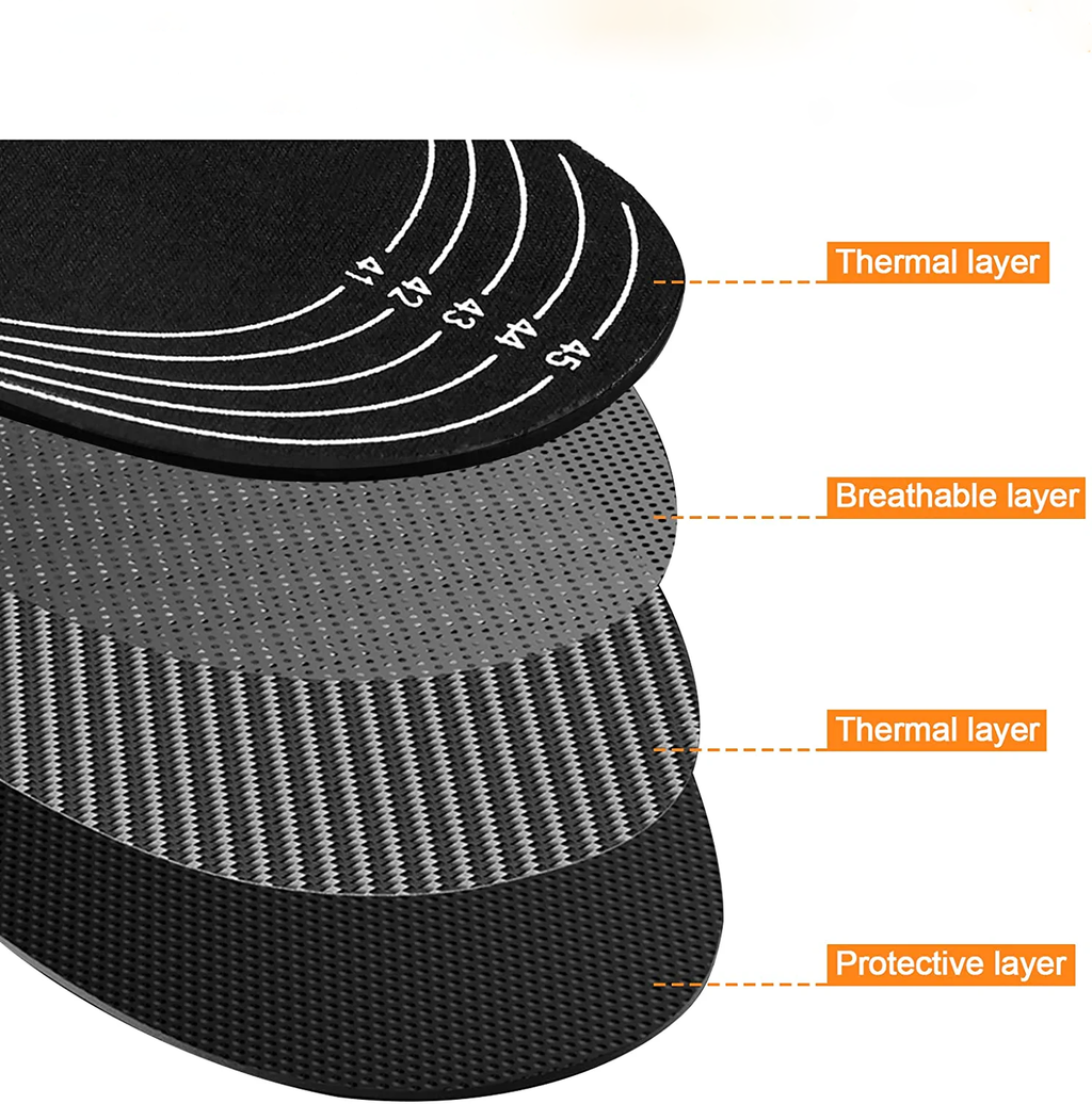 Avtoit | Thermal Electric Heated Foot Insoles For Shoes Boots And Hunting