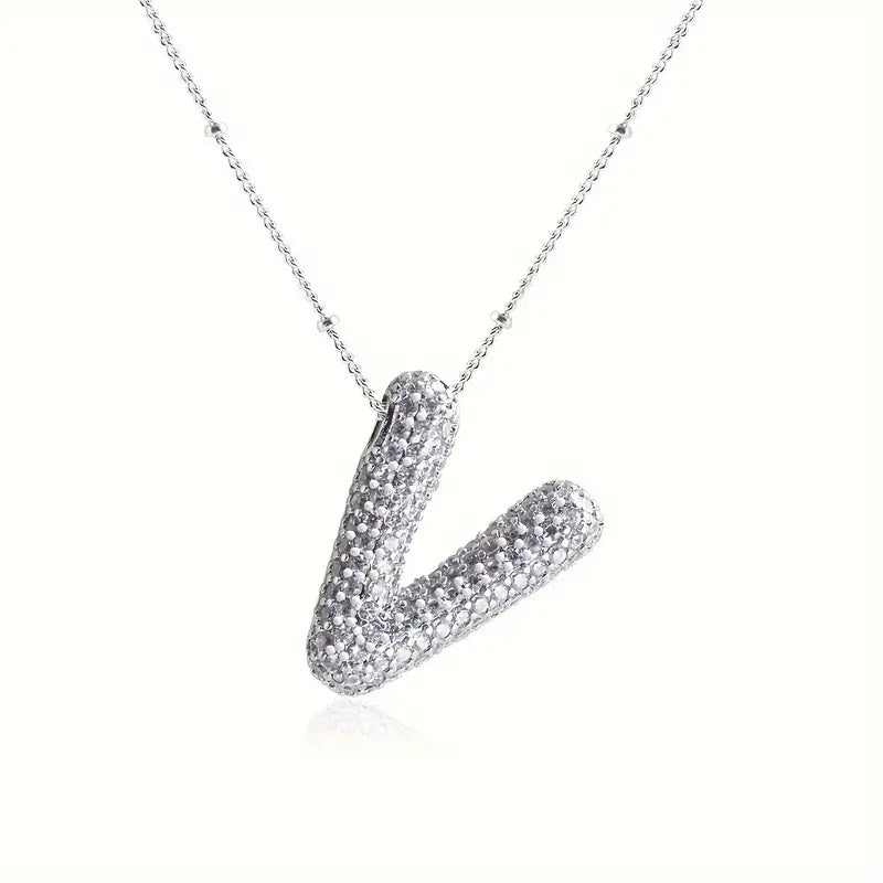 Avtoit | Alphabet-Diamond-Pendant-Necklace