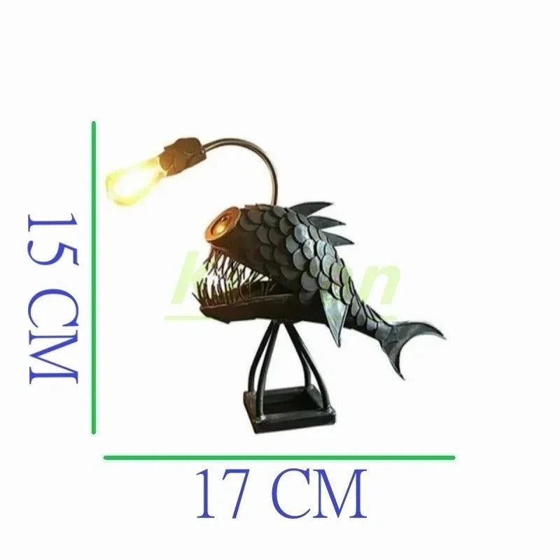 Avtoit | Steampunk Angler Fish Lamp – Cool & Unusual Floor Lamp for Your Home