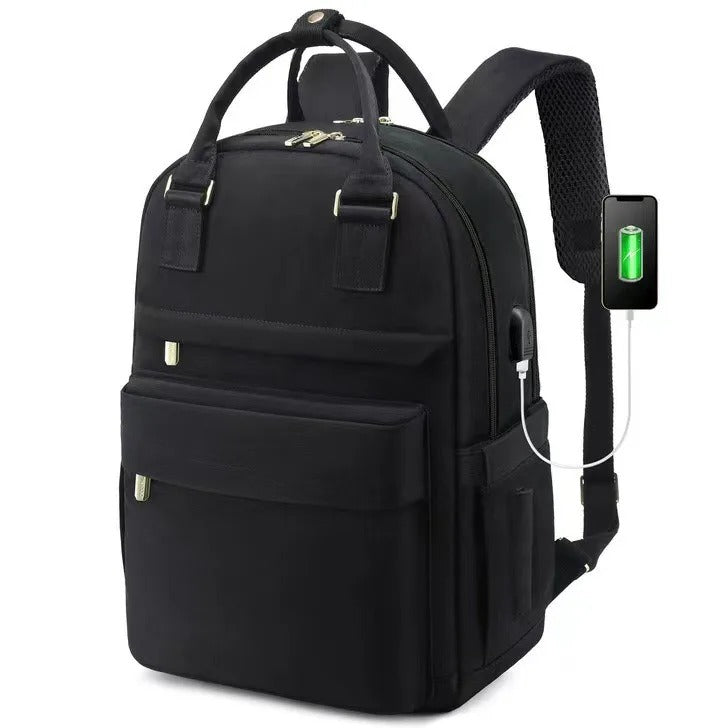 Avtoit | Women’s Waterproof Laptop Backpack with USB Charging – Stylish 17-Inch Work, School & Travel Bag