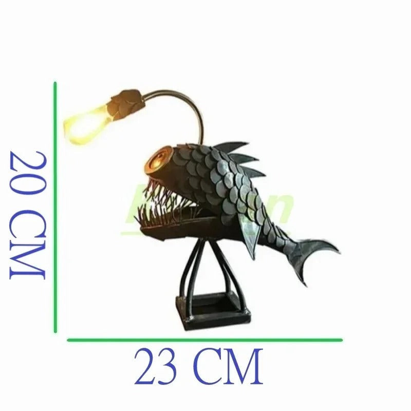 Avtoit | Steampunk Angler Fish Lamp – Cool & Unusual Floor Lamp for Your Home