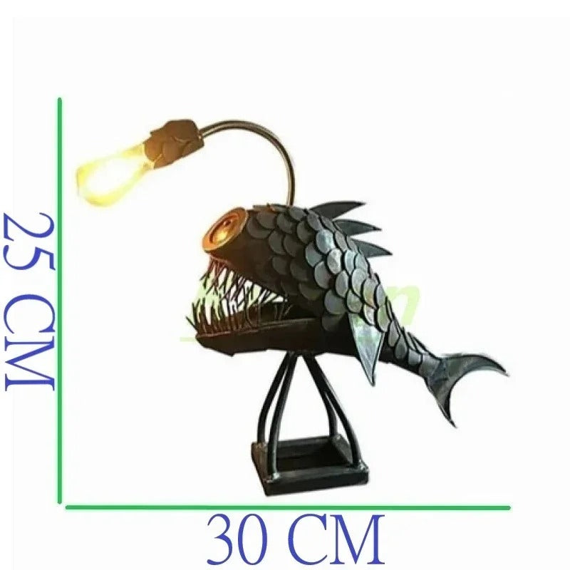 Avtoit | Steampunk Angler Fish Lamp – Cool & Unusual Floor Lamp for Your Home