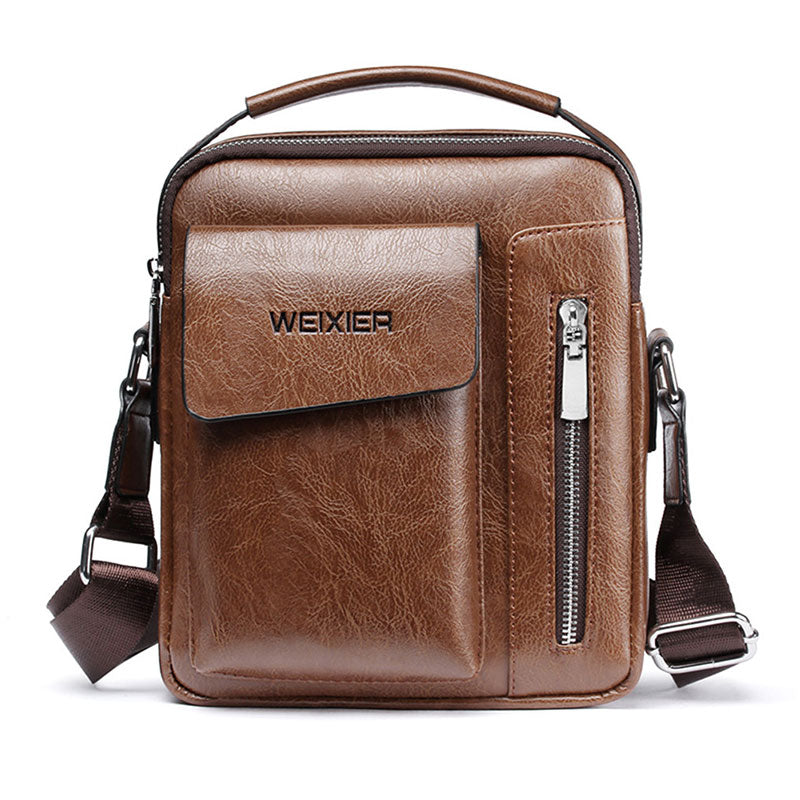 Avtoit | Luxury Shoulder Bag for Men – PU Leather Crossbody Satchel with Adjustable Strap