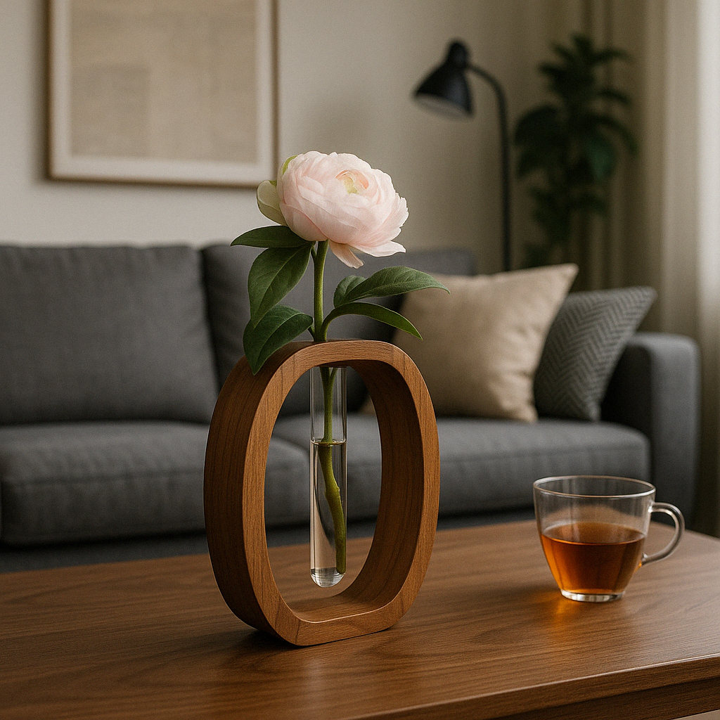 Avtoit | Nordic Style Oval Frame Tube Vase