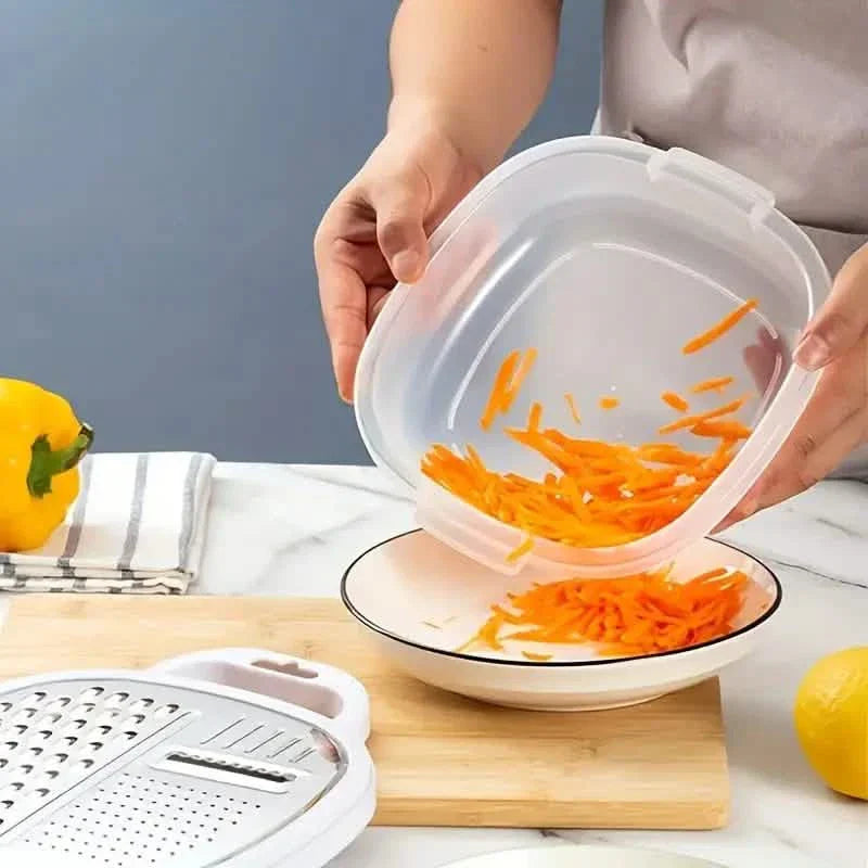 Avtoit | Vegetable slicer with lid and draining basket