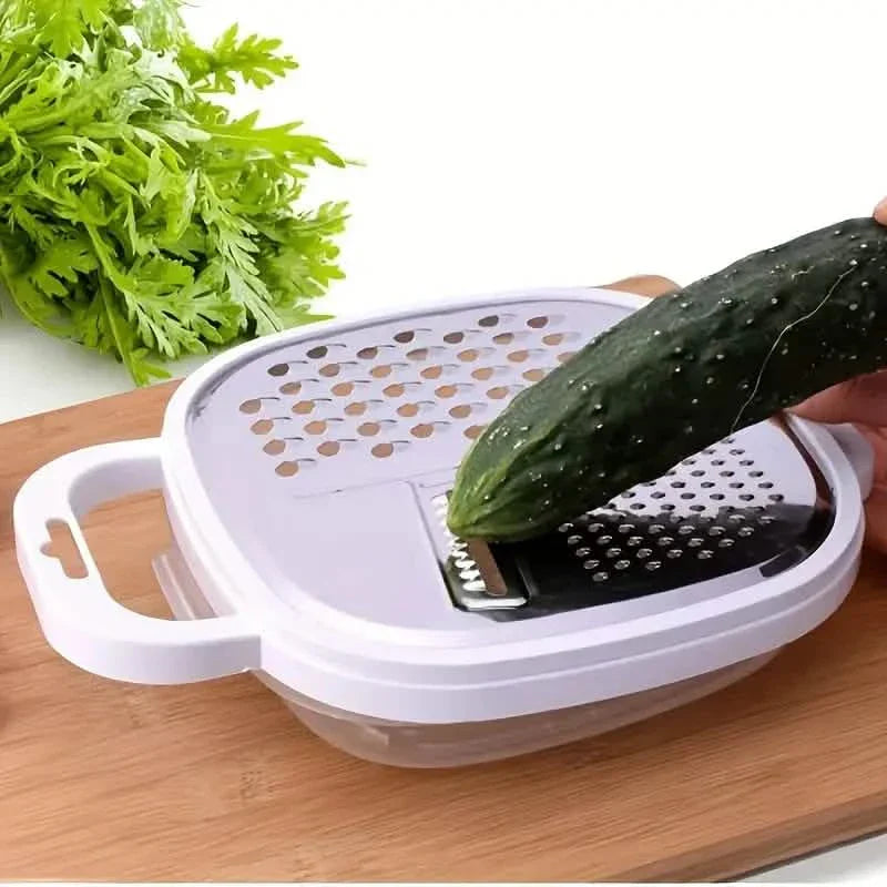 Avtoit | Vegetable slicer with lid and draining basket