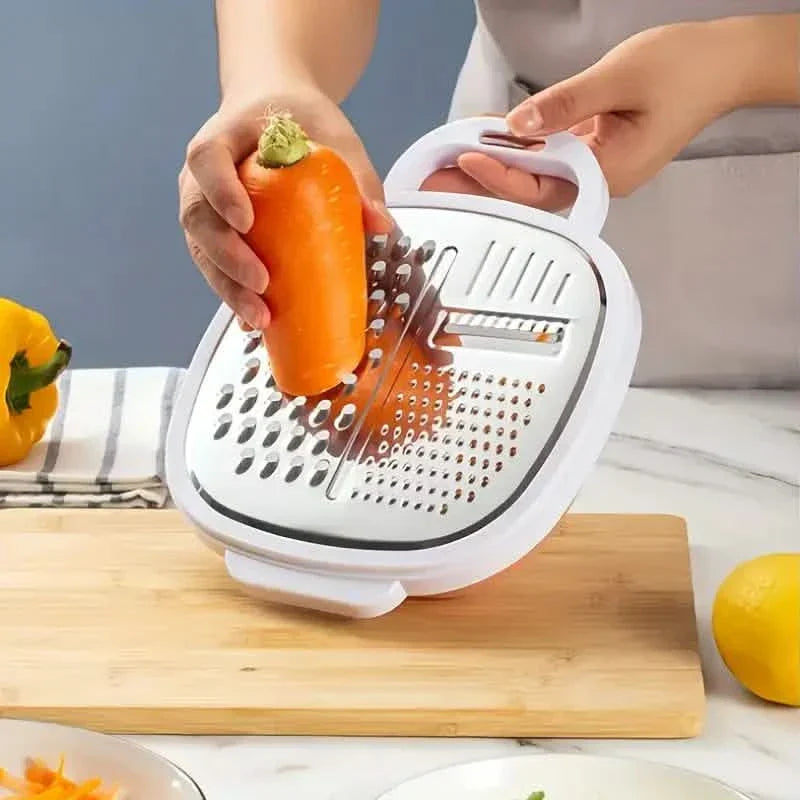 Avtoit | Vegetable slicer with lid and draining basket