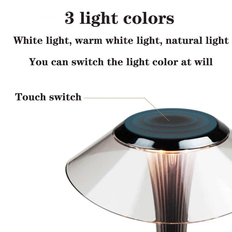 Avtoit | Luxury Crystal Table Lamp | Wireless Dimmable Table Light