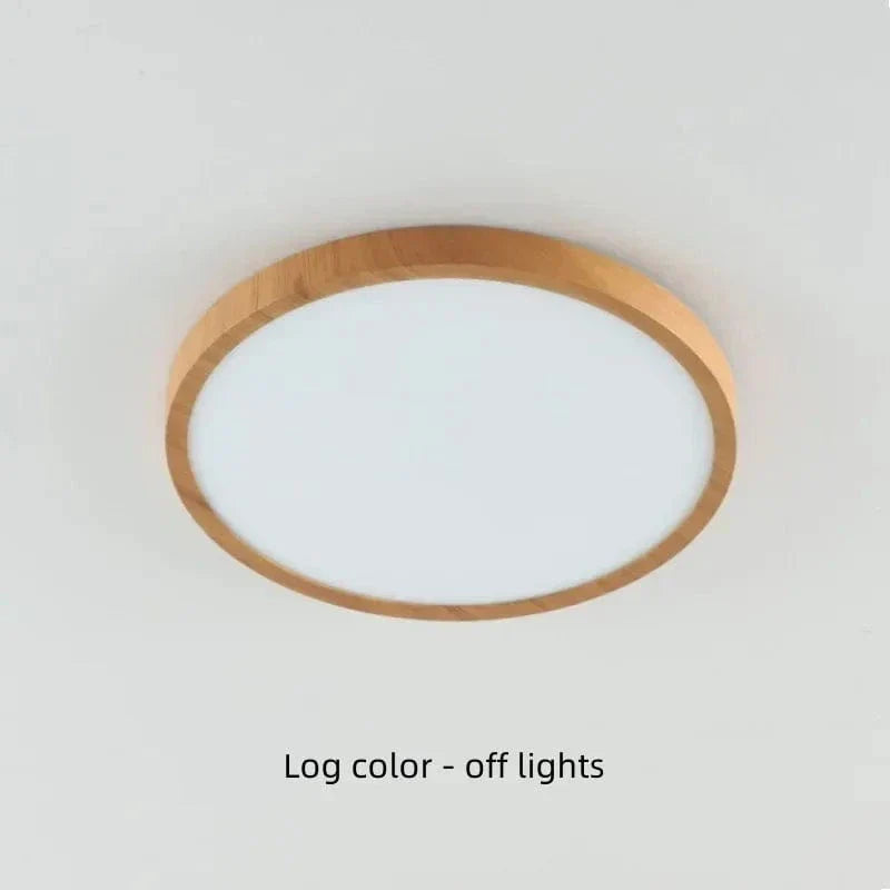 Avtoit | LED Ceiling Light | Ultrathin Wood Grain Design, Dustproof & Dimmable for Modern Interiors