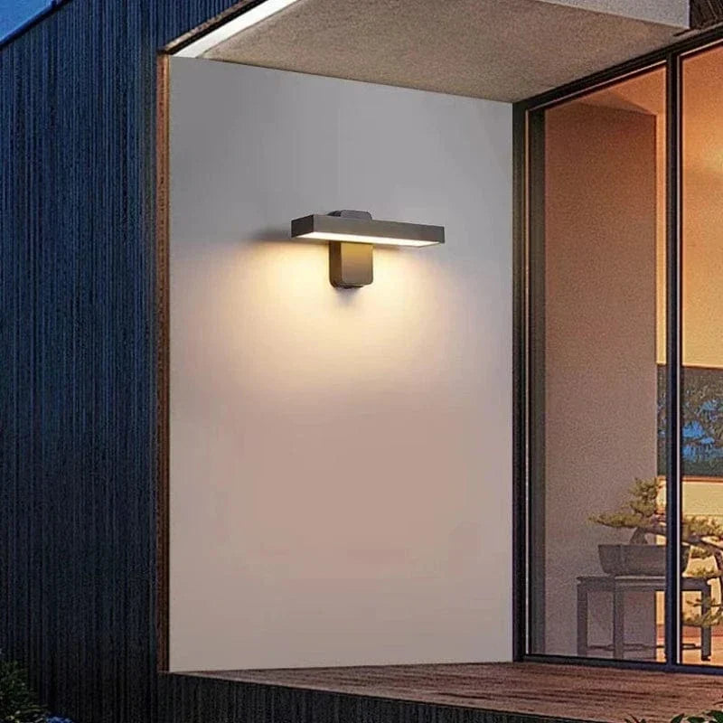 Avtoit | PIR Motion Sensor Outdoor Wall Light | IP65 Waterproof, Rotatable Design & Adjustable Length for Gardens and Entrances