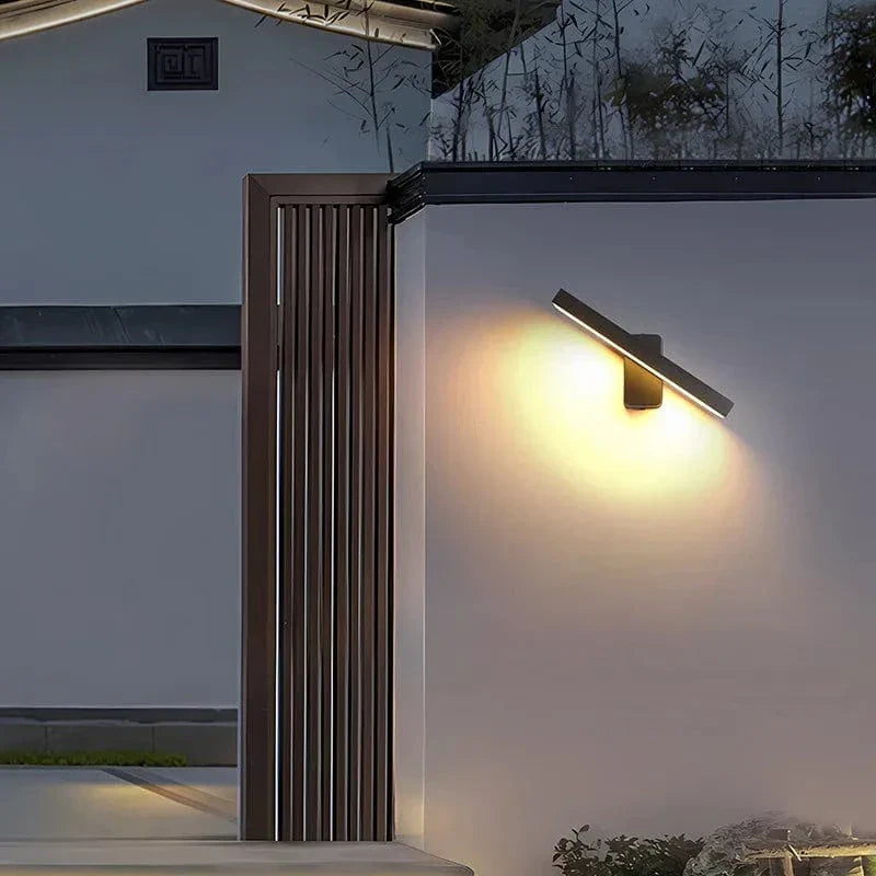 Avtoit | PIR Motion Sensor Outdoor Wall Light | IP65 Waterproof, Rotatable Design & Adjustable Length for Gardens and Entrances