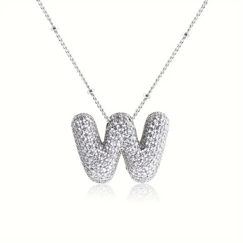 Avtoit | Alphabet-Diamond-Pendant-Necklace