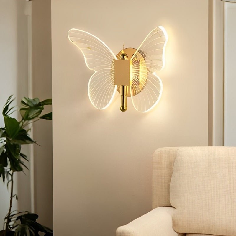 Avtoit | FloraVyne LED Wall Light – Butterfly-shaped design lamp with 3 light modes energy-saving and elegant
