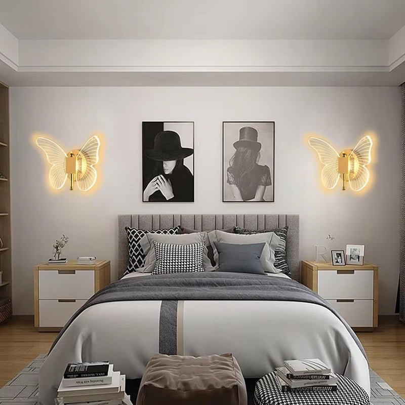 Avtoit | FloraVyne LED Wall Light – Butterfly-shaped design lamp with 3 light modes energy-saving and elegant