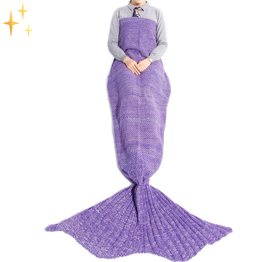 Avtoit | Warm Knitted Mermaid Tail Blanket - MermaidDreams