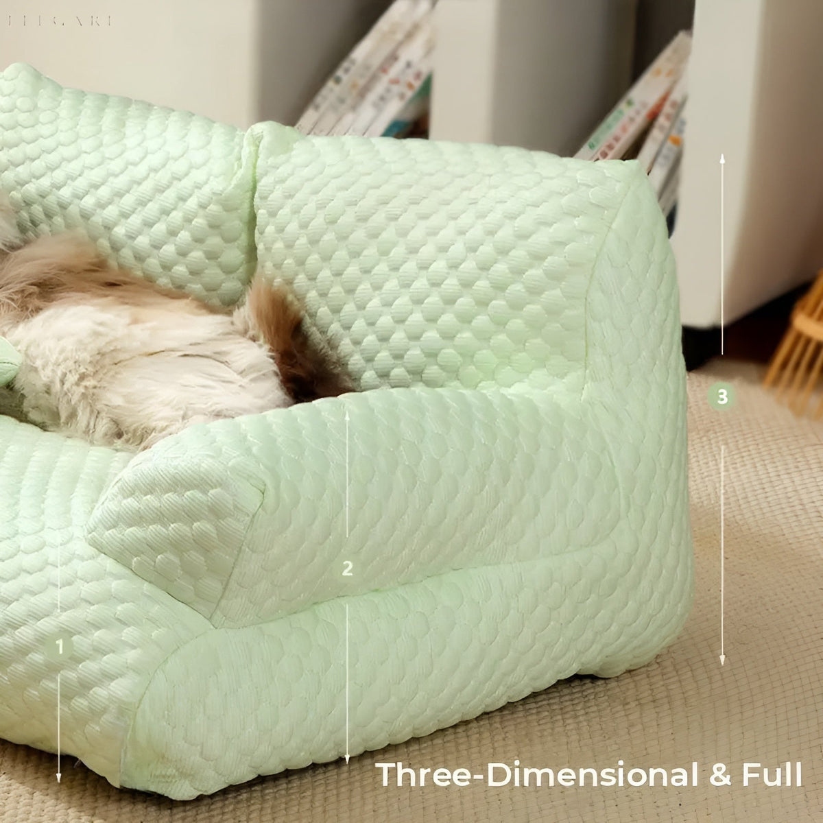 Avtoit | Washable Plush Pet Cushion Bed - CozyPaws
