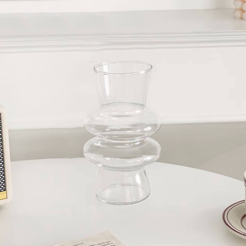 Avtoit | Wave-shaped Glass Flower Vase