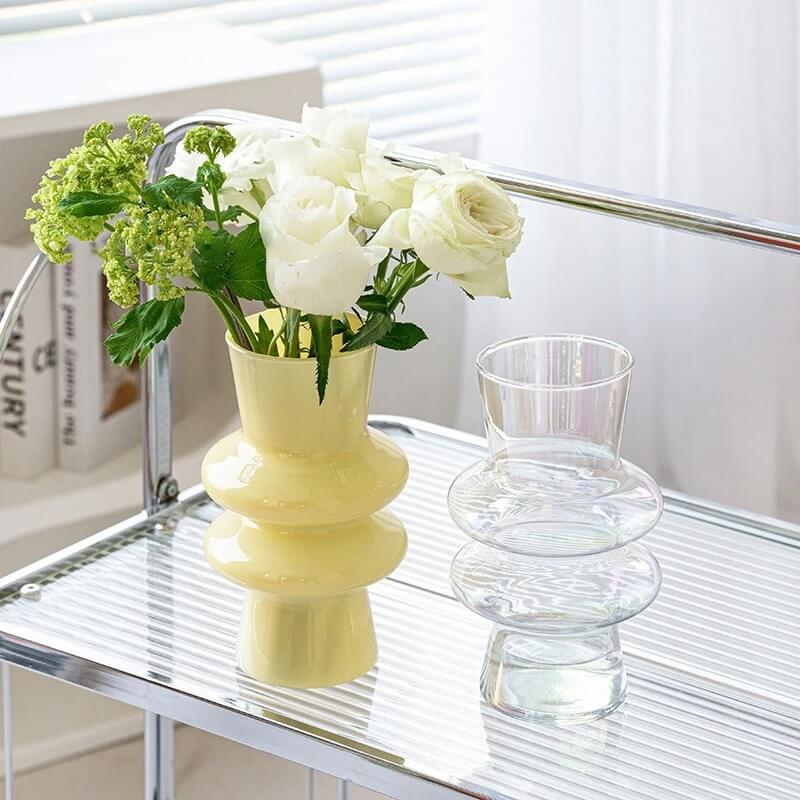 Avtoit | Wave-shaped Glass Flower Vase