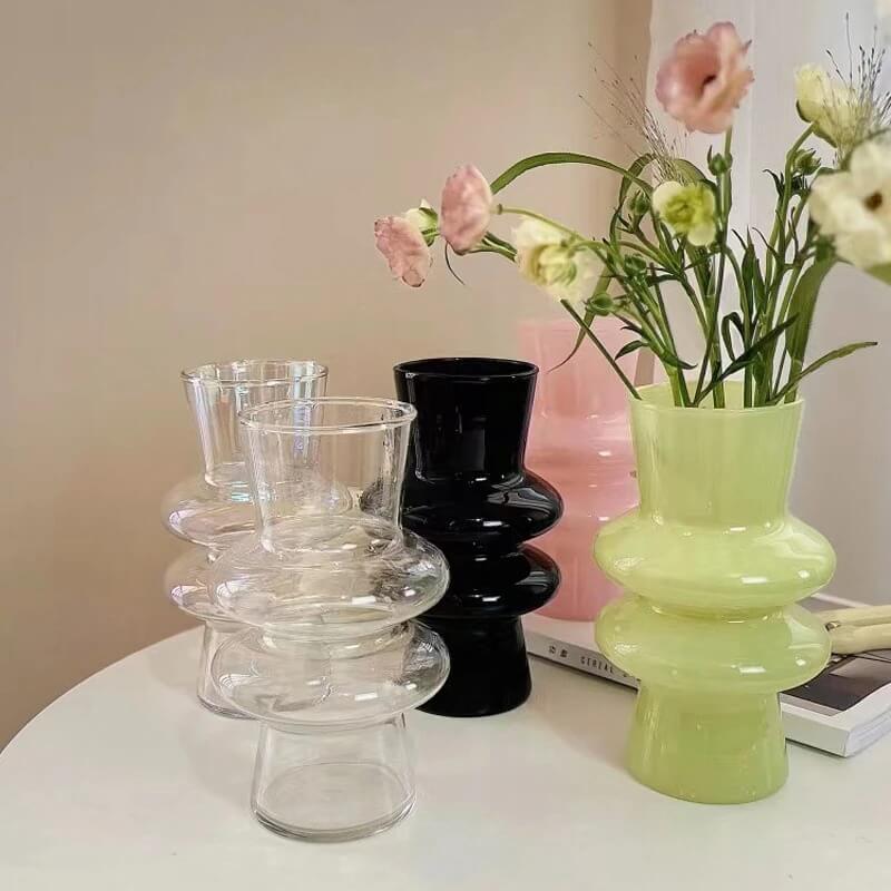 Avtoit | Wave-shaped Glass Flower Vase