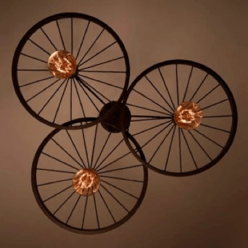 Avtoit | Retro-Style-Wheel-Pendant-Light