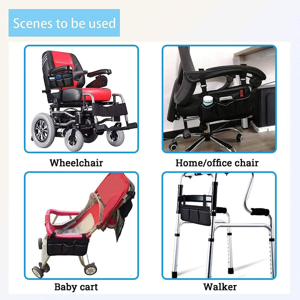 Avtoit | Wheelchair Armrest Organizer Bag