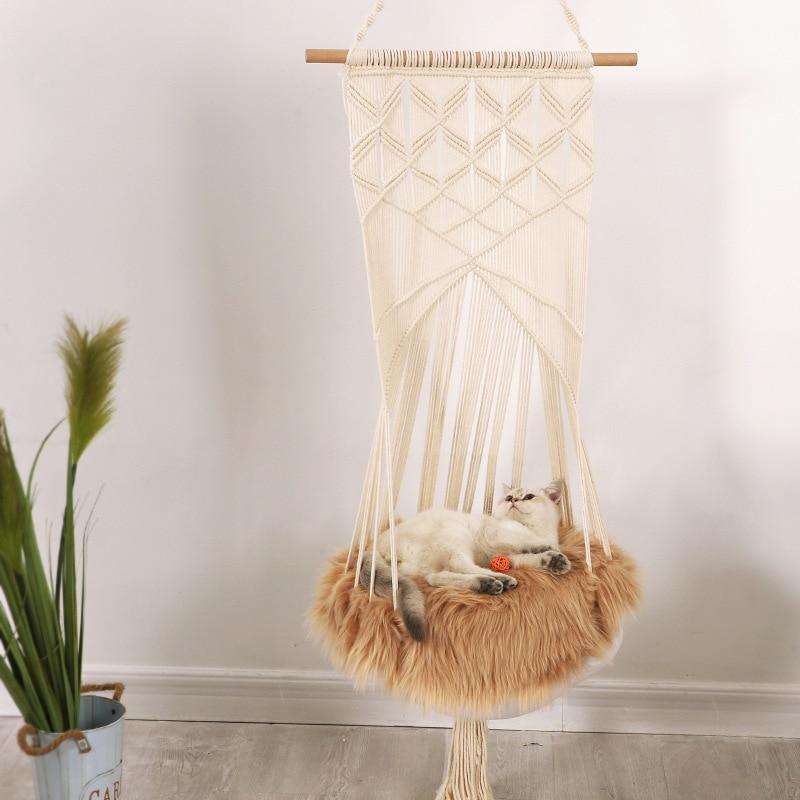 Avtoit | Macrame Wall Hanging Cat Bed