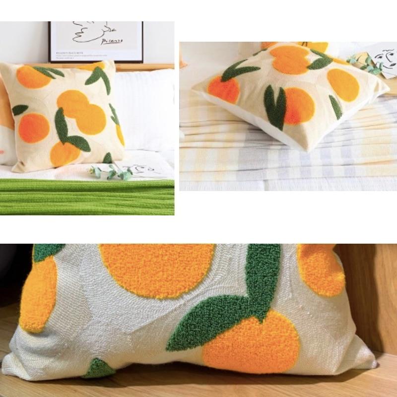 Avtoit | Orange Embroidery Pillowcase