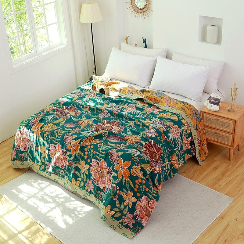 Avtoit | Blossom Breeze Throw Blanket