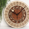 Avtoit | Zodiac Signs Wooden Wall Clock