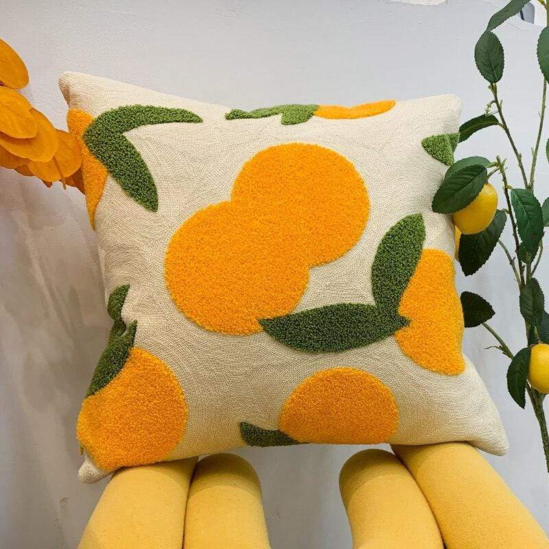 Avtoit | Orange Embroidery Pillowcase