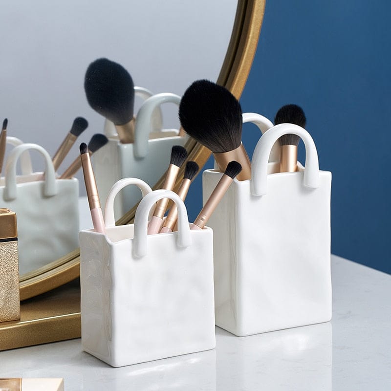 Avtoit | White Bag Porcelain Vase