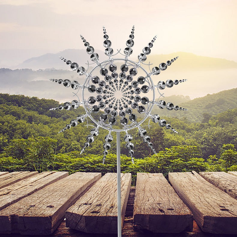 Avtoit Metal Wind Spinner for Garden