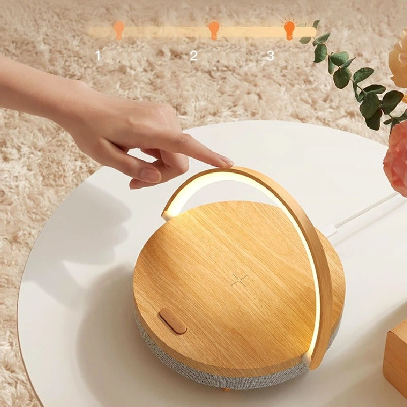 Avtoit | 3-in-1 LED Lamp, Bluetooth Speaker & Wireless Charger | Smart Desk Light